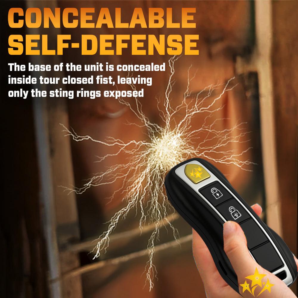 💥 2025 Mega Sale 70% OFF ️🔥 VOLTAX V57 Hi-Tech Stun Flashlight Car Key ⚡ Smart Defense - Stay Safe